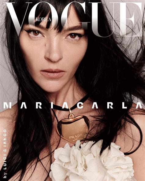 mariacarla boscono prada vogue uk|Mariacarla Boscono Wows in Prada for Vogue Korea Cover.